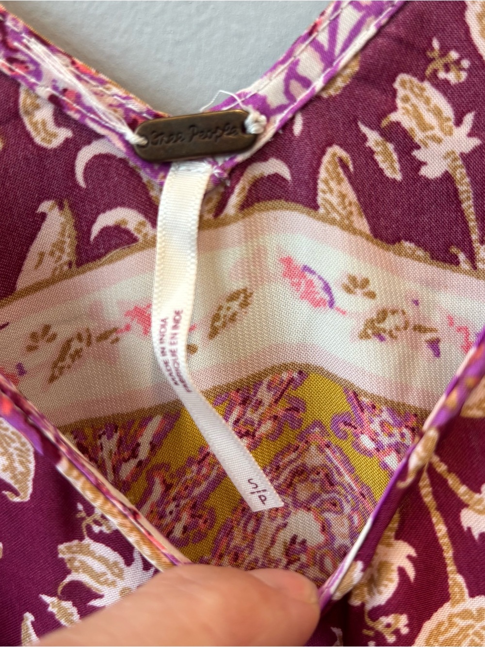 Free People Lavender Floral Boho Jumpsuit Romper - Picture 6 of 13
